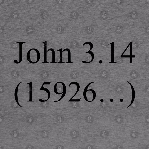 John 3:16 parody, Pi design by PrintArtdotUS